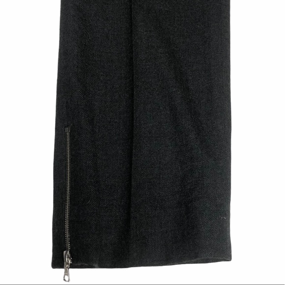 Vintage Jason Wu Moto Style Wool Zipper Trousers Gray 6 - Picture 6 of 16